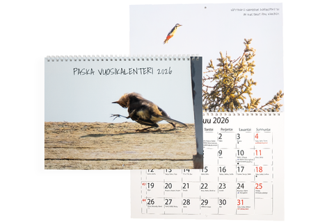 Paskat luontokuvat seinäkalenteri