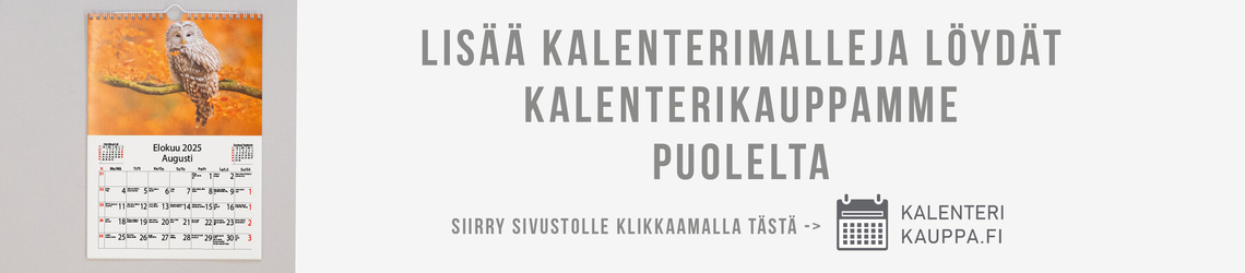 Painotalosta ohjaus kalenterikauppaan